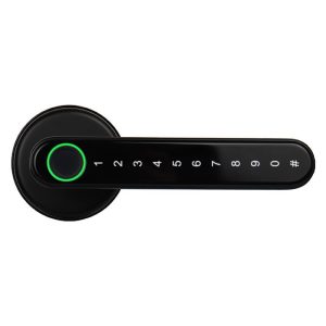 Lockton E-Series Round Rose Lever digital lock